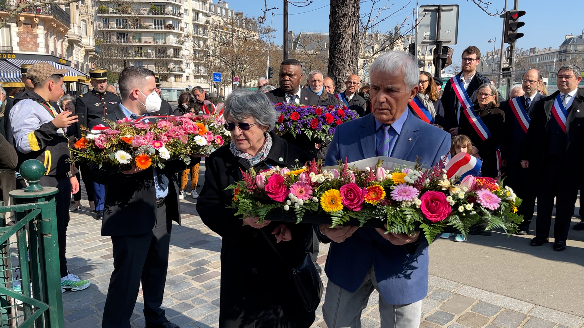 60e anniversaire du Cessez le feu de la Guerre Mairie du 13ᵉ