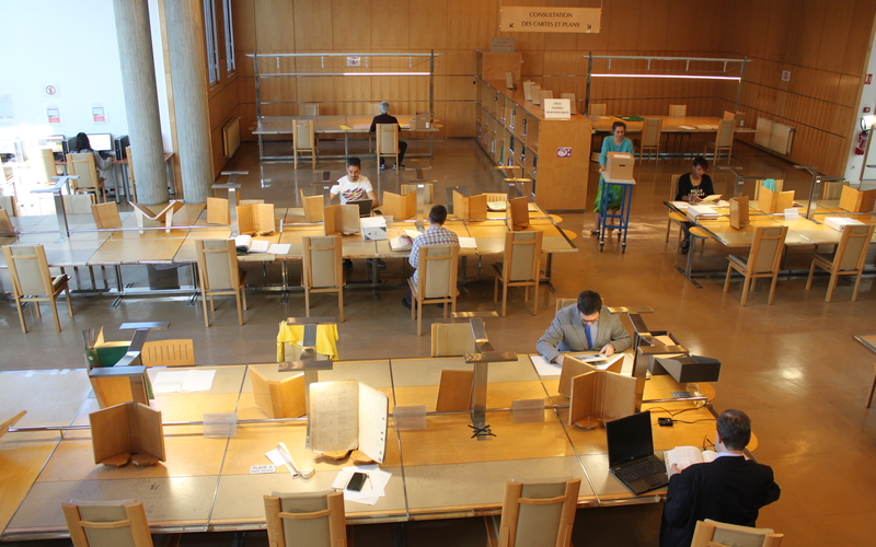 Archives De Paris - Salle De Lecture Et Bibliothèque - Ville De Paris