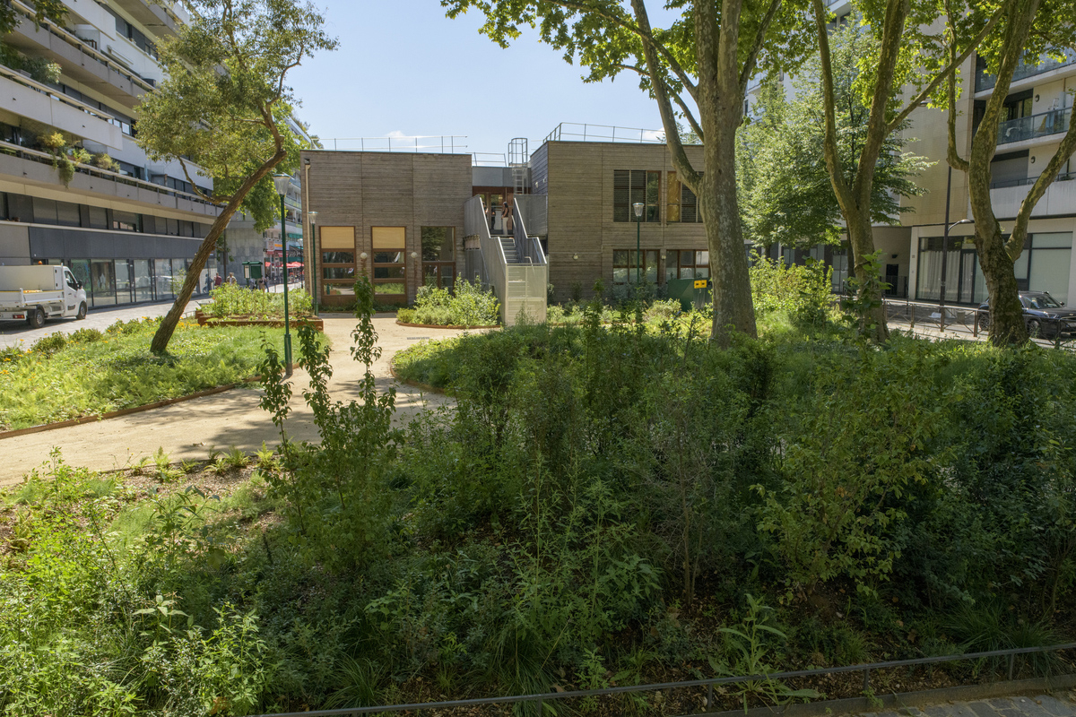 vue sur le jardin