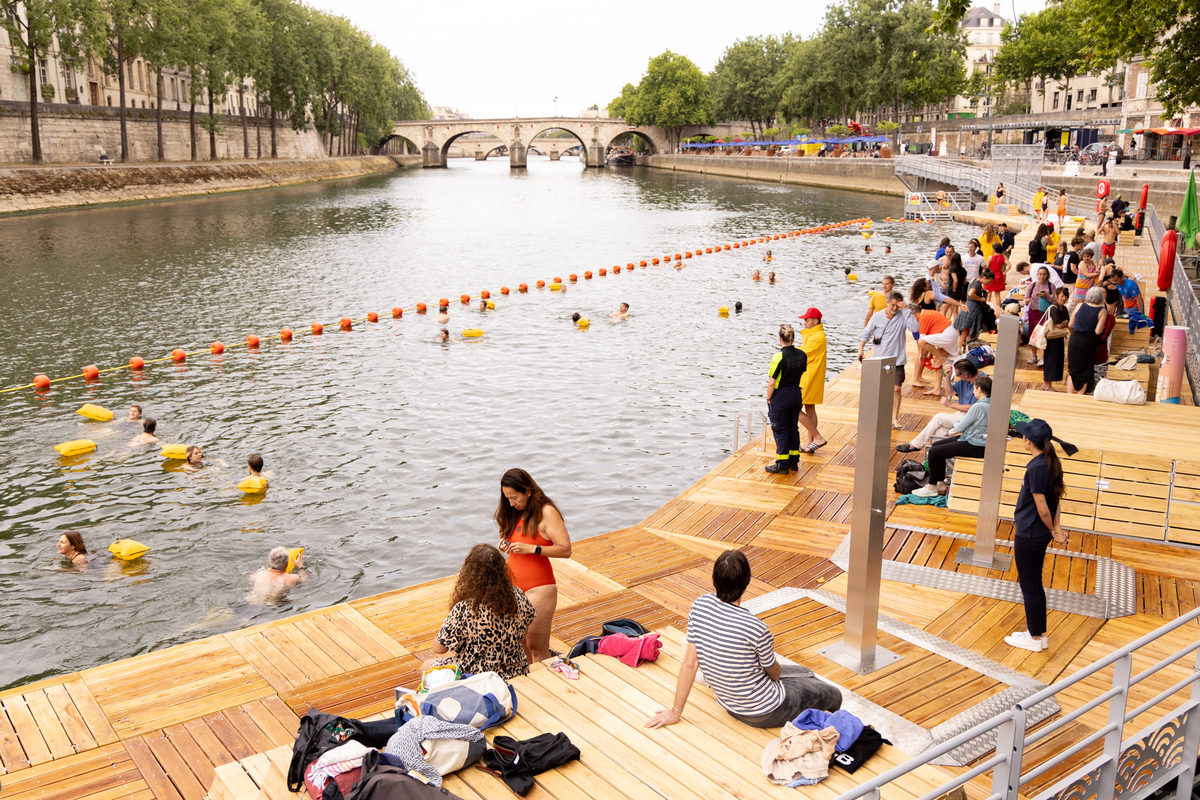 Site de baignade du Bras-Marie, vue d'artiste