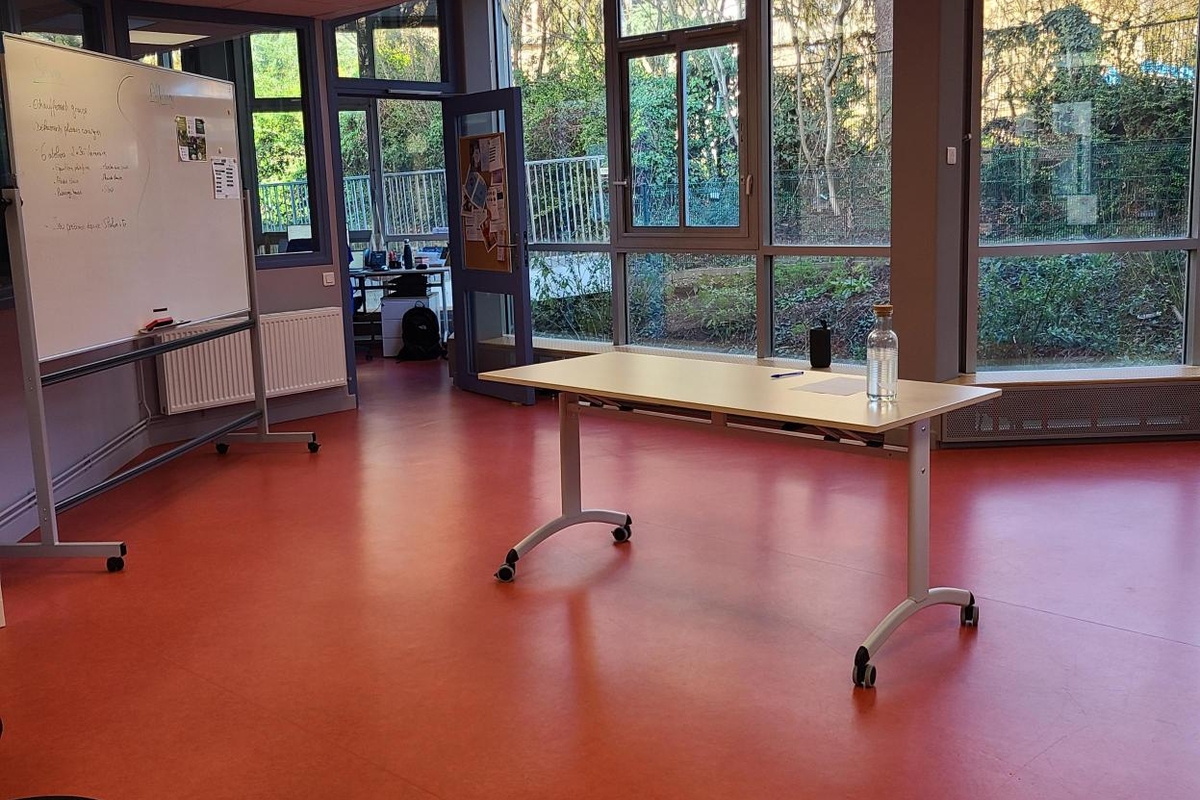 Photographie de la salle de pratique de la maison sport santé