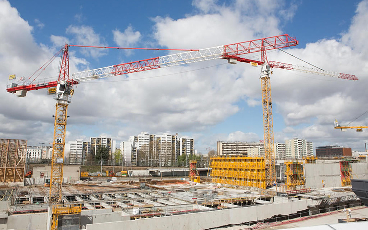 Chantier de l'hôtel logistique urbain multimodal Chapelle International