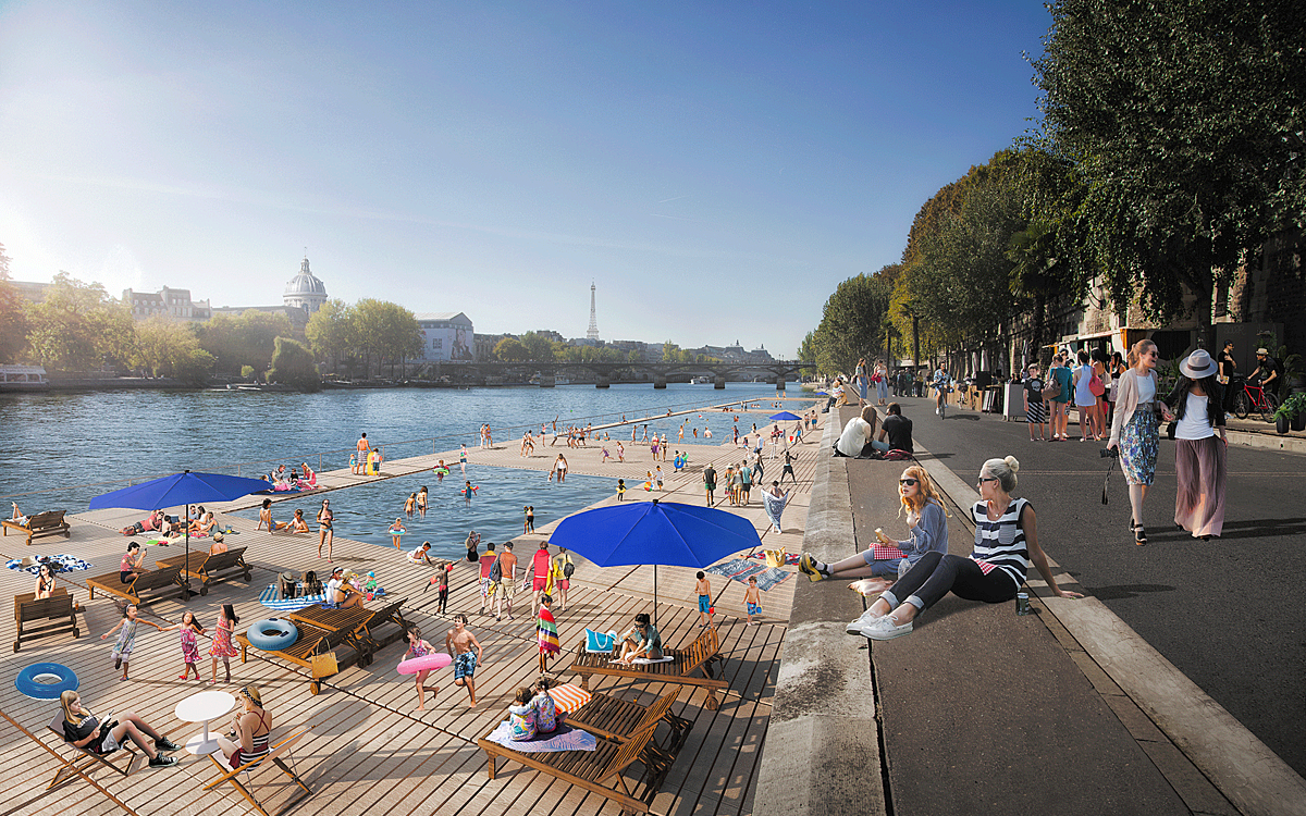 Dès 2025, la Seine va s'ouvrir à la baignade - Ville de Paris