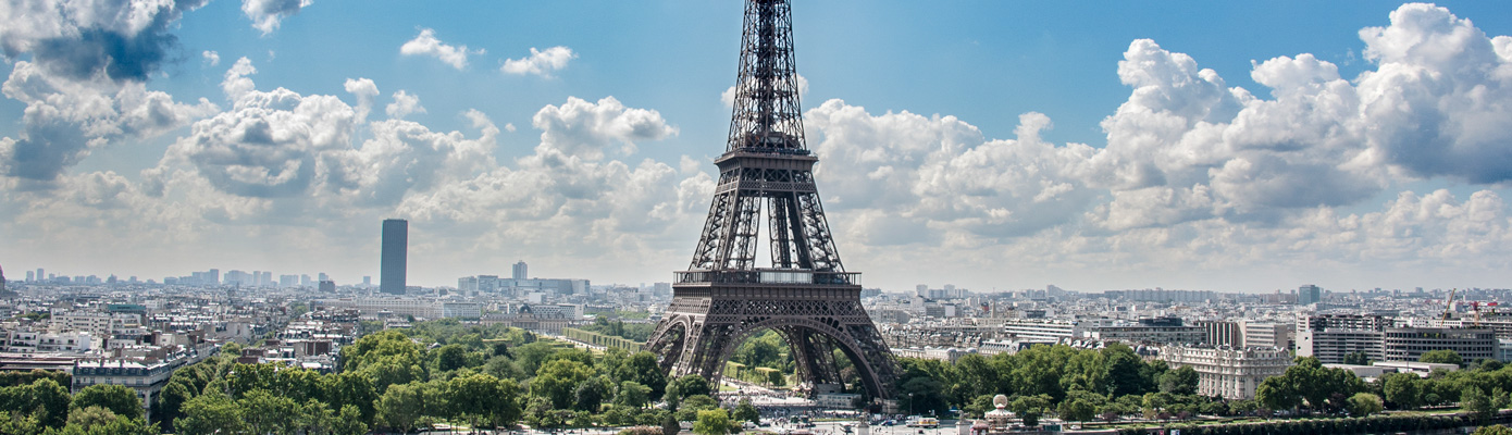 Tour Eiffel panoramique nuages air climat home
