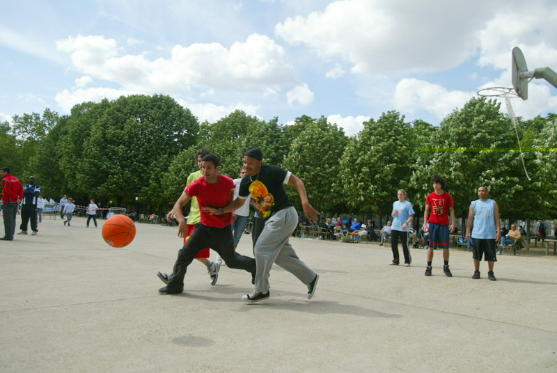 basket au jardin du Luxembourg