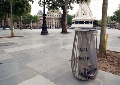 Corbeille de rue Bagatelle