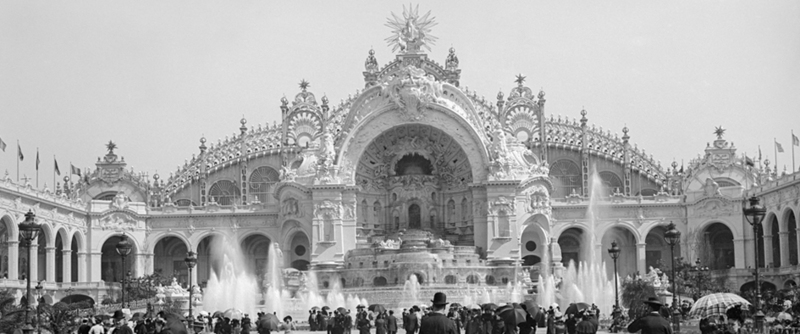 Palais électricité et château d'eau, exposition universelle de 1900