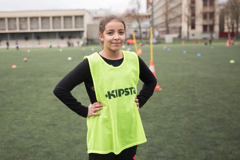 Nouranne participe à Foot'elles