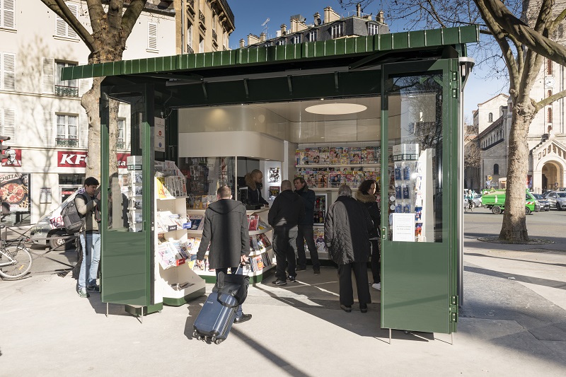 Prototype nouveaux kiosques parisiens