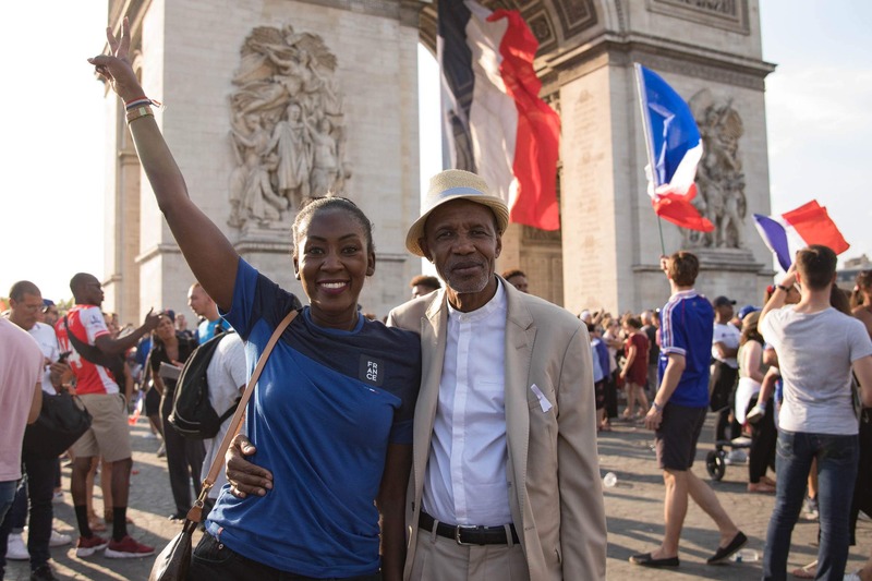 Descente des Champs-Elysées des champions du monde