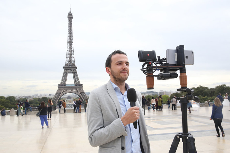 Un reporter de BFM Paris