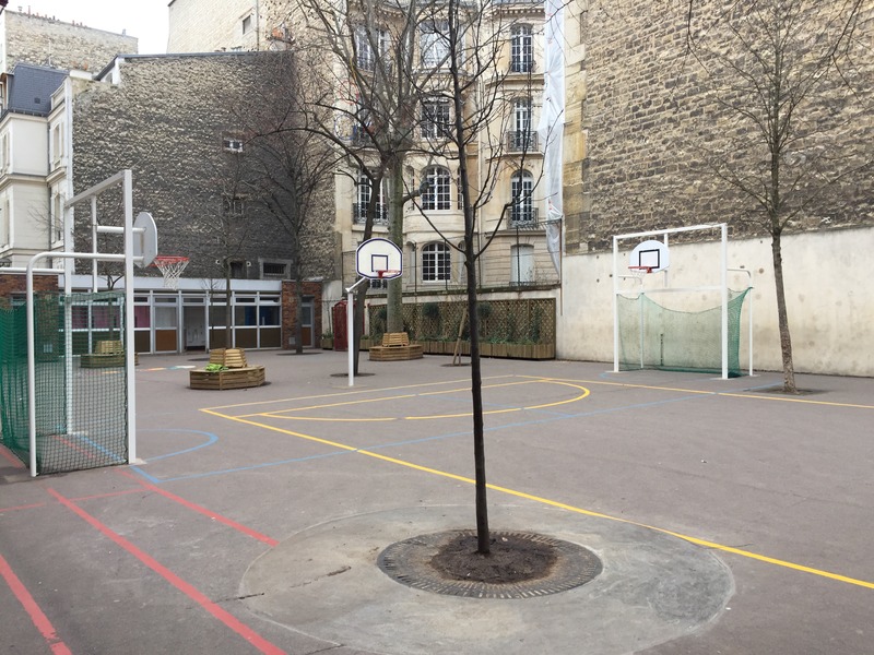 Une nouvelle cour à l'école de La MottePicquet Ville de Paris