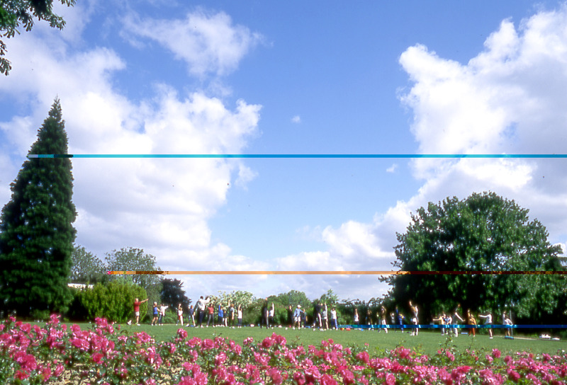 illustration sport en plein air