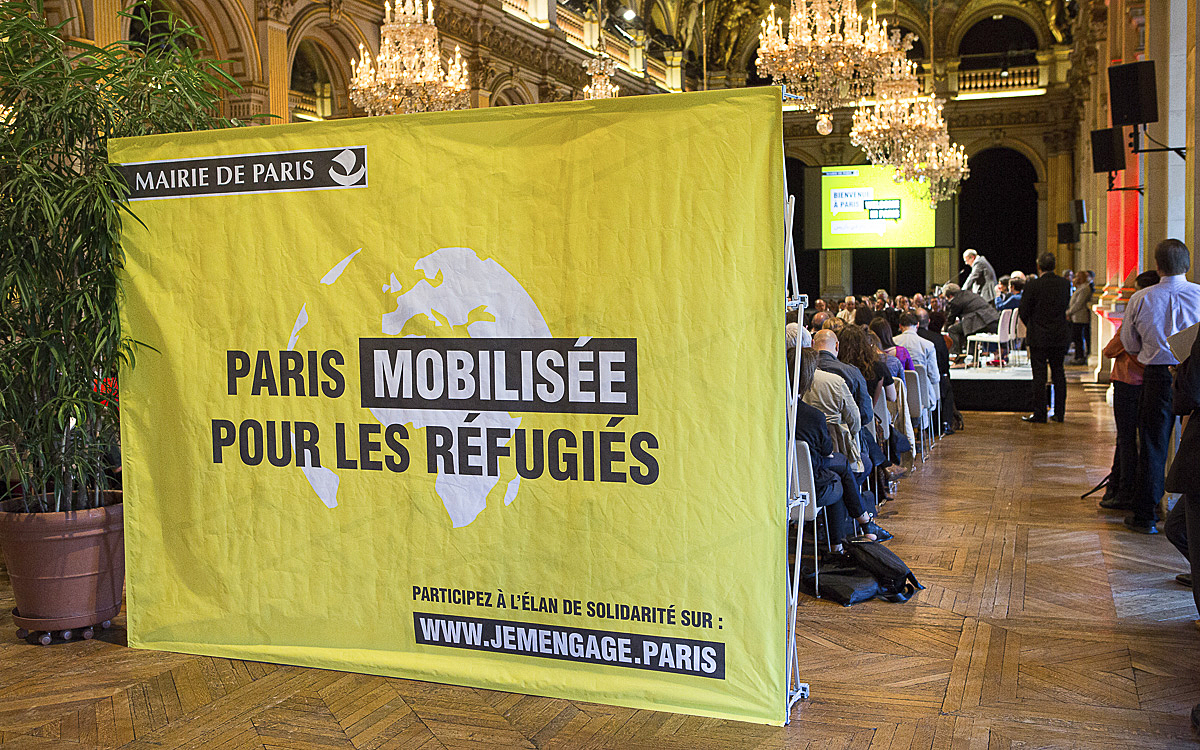 Paris mobilisée pour les réfugiés
