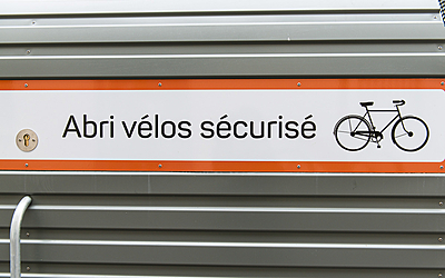 Abri vélos sécurisé