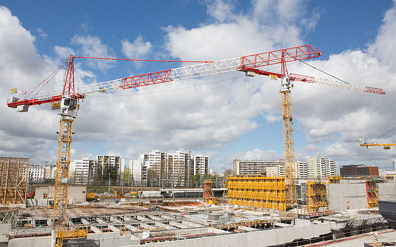 Chantier de travaux public rue de la Chapelle