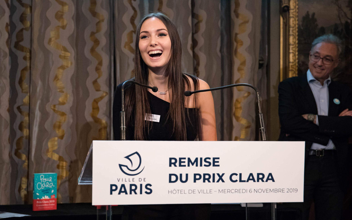 Remise du prix Clara