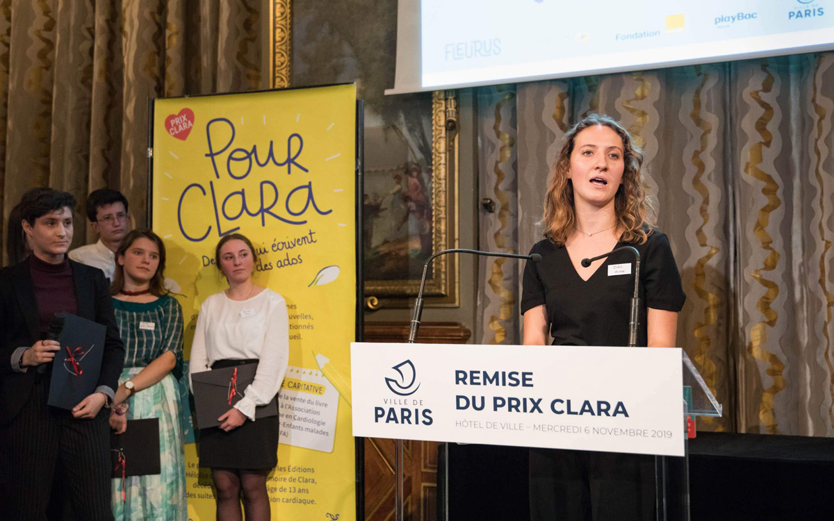 Remise du prix Clara