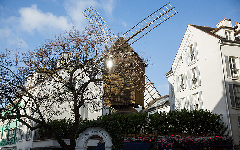 Le moulin de la Galette à Montmartre