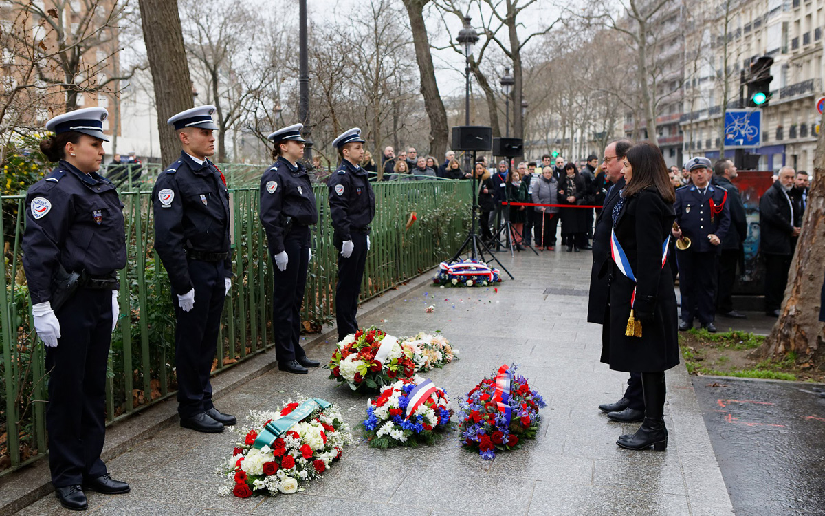 Cérémonies commémoratives en la mémoire des victimes des attentats de janvier 2015