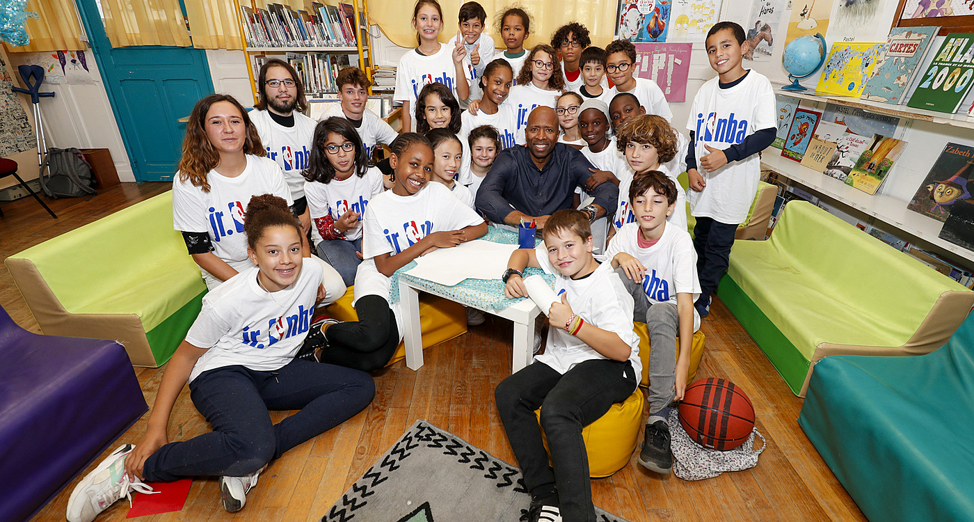 Le programme jeunesse Junior NBA initie les enfants au basketball