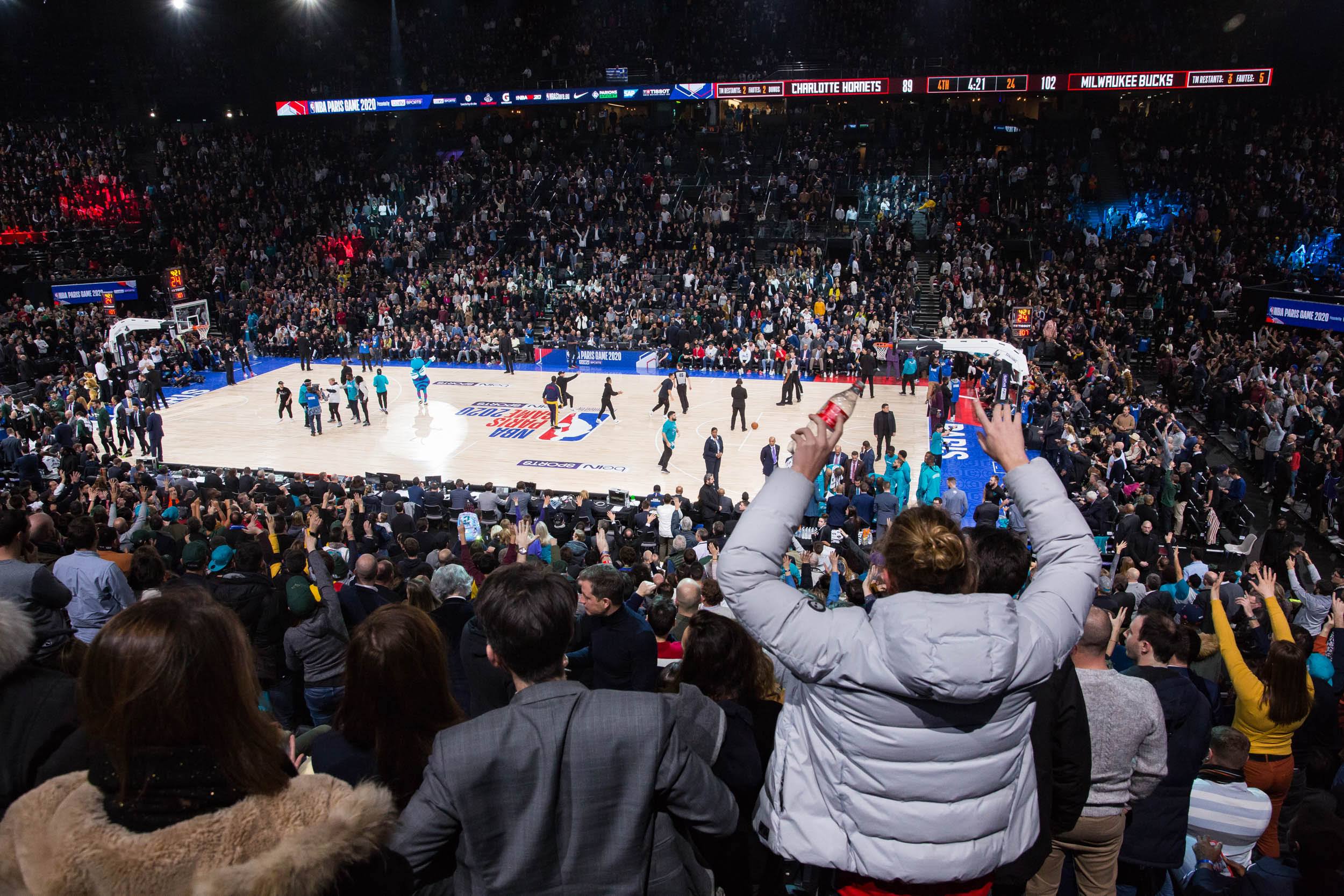 Retour en images sur le show NBA à l'AccorHotelsArena Ville de Paris