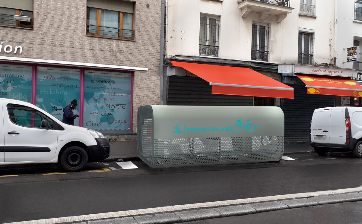 Abris vélo sécurisé