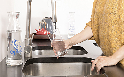L’eau du robinet peut être consommée en toute confiance