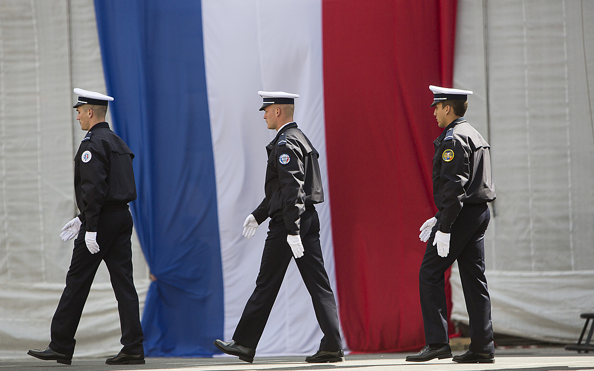 Cérémonie de promotion des gardiens de la paix