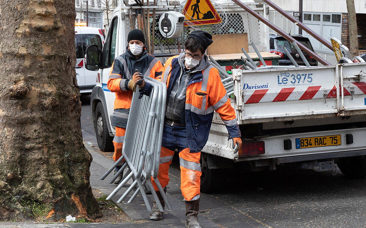 Section de maintenance de l’espace public de la Direction de la Voirie et des Déplacements