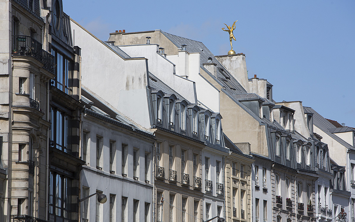 Le Génie de la Bastille depuis le Faubourg Saint Antoine