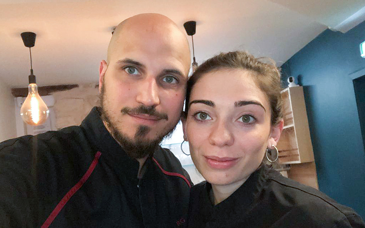 Romain Gervasoni et Julia Patti Restaurateurs Esttia pendant Covid 19