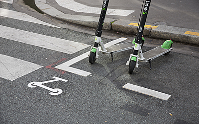 Parking pour trotinettes