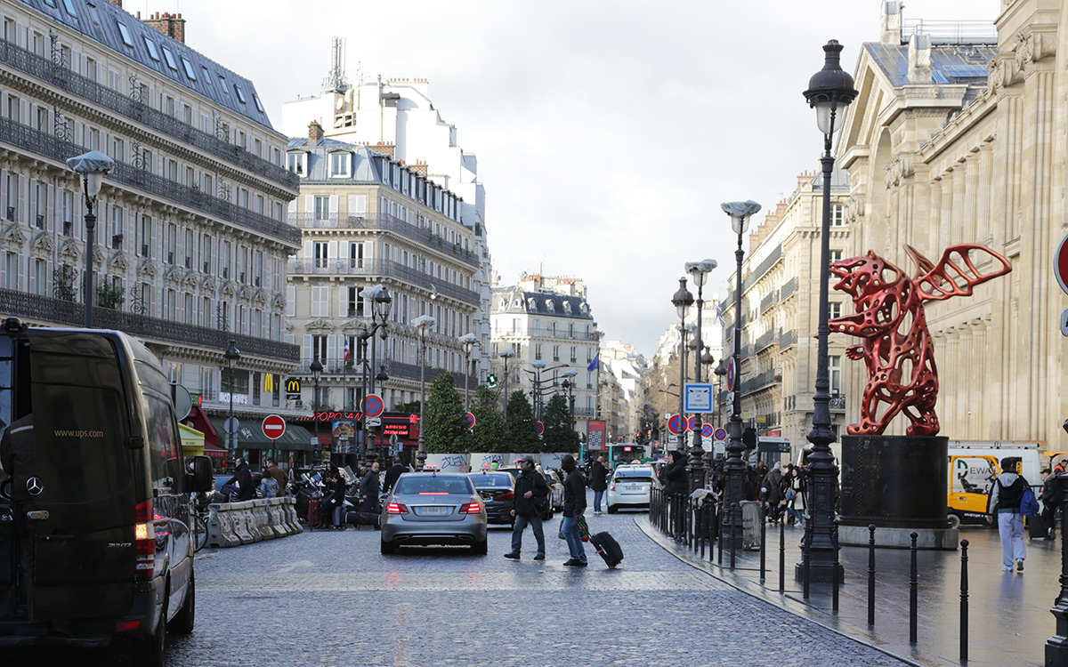 Espaces publics autour de la Gare du Nord