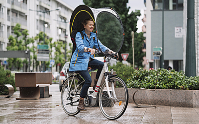 Bulle de protection pour vélo