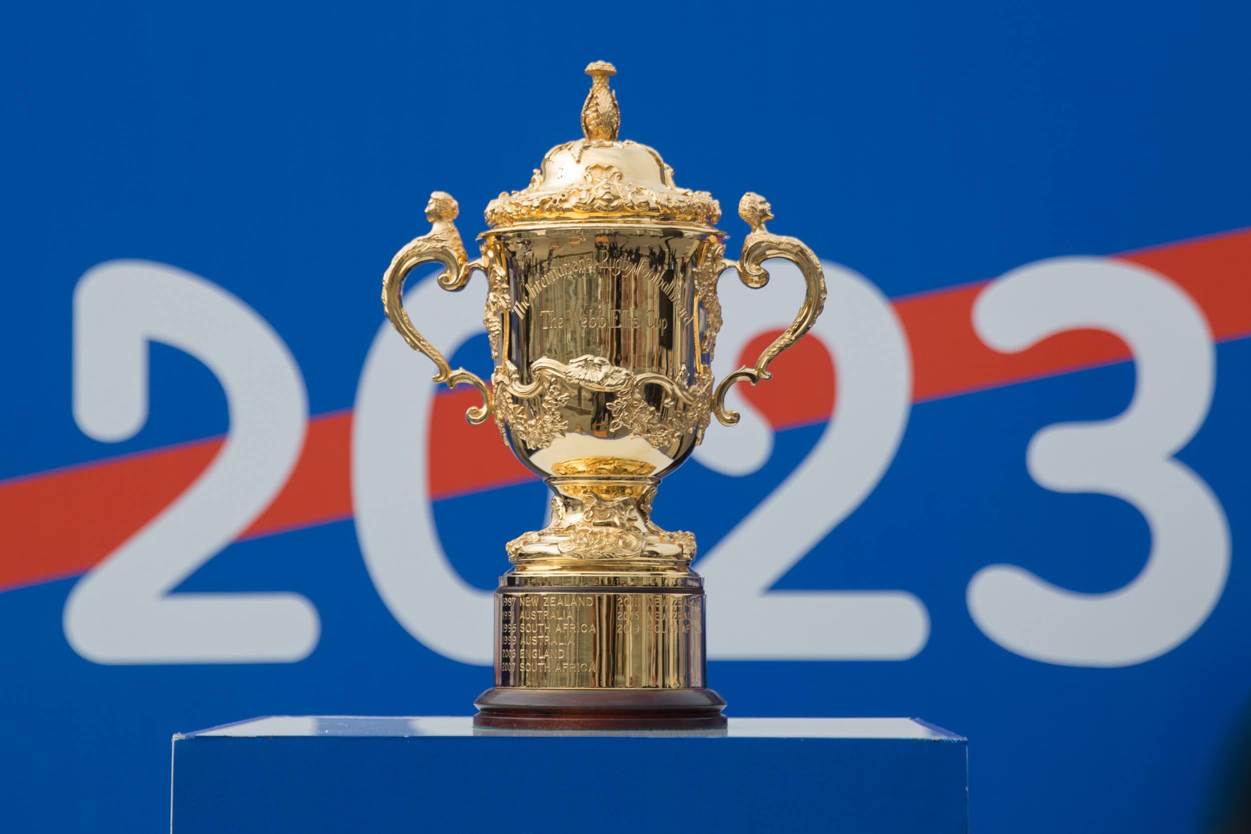 Inauguration du We Love 2023 Tour dans le cadre de la Coupe du monde de rugby.