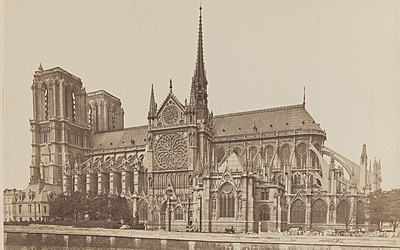 Notre Dame de Paris vers 1870