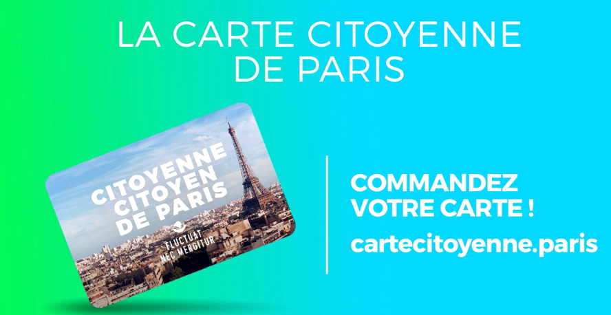 la carte citoyenne de Paris Commandez votre carte ! cartecitoyenne.paris