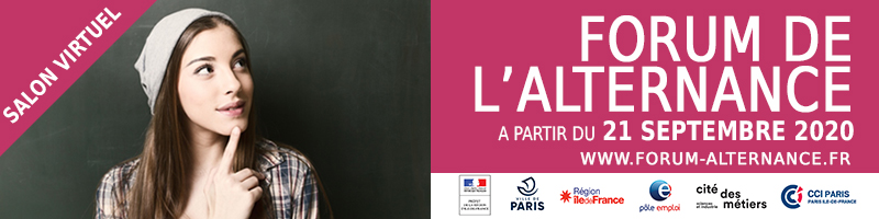 affiche Forum alternance 2020 - à partir du 21 septembre 2020