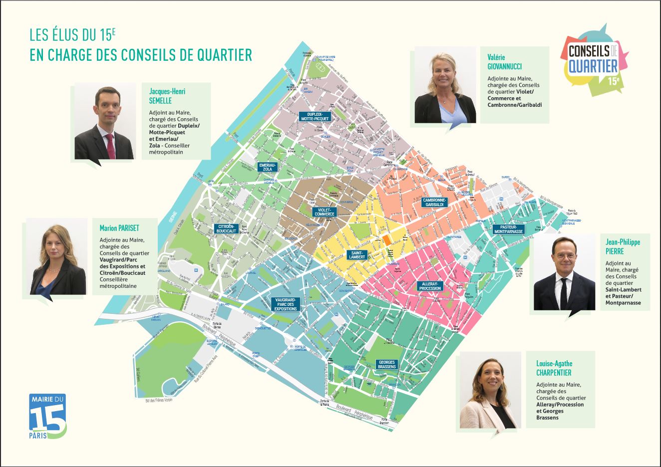 Plan Du 15 Arrondissement Paris DCRBO