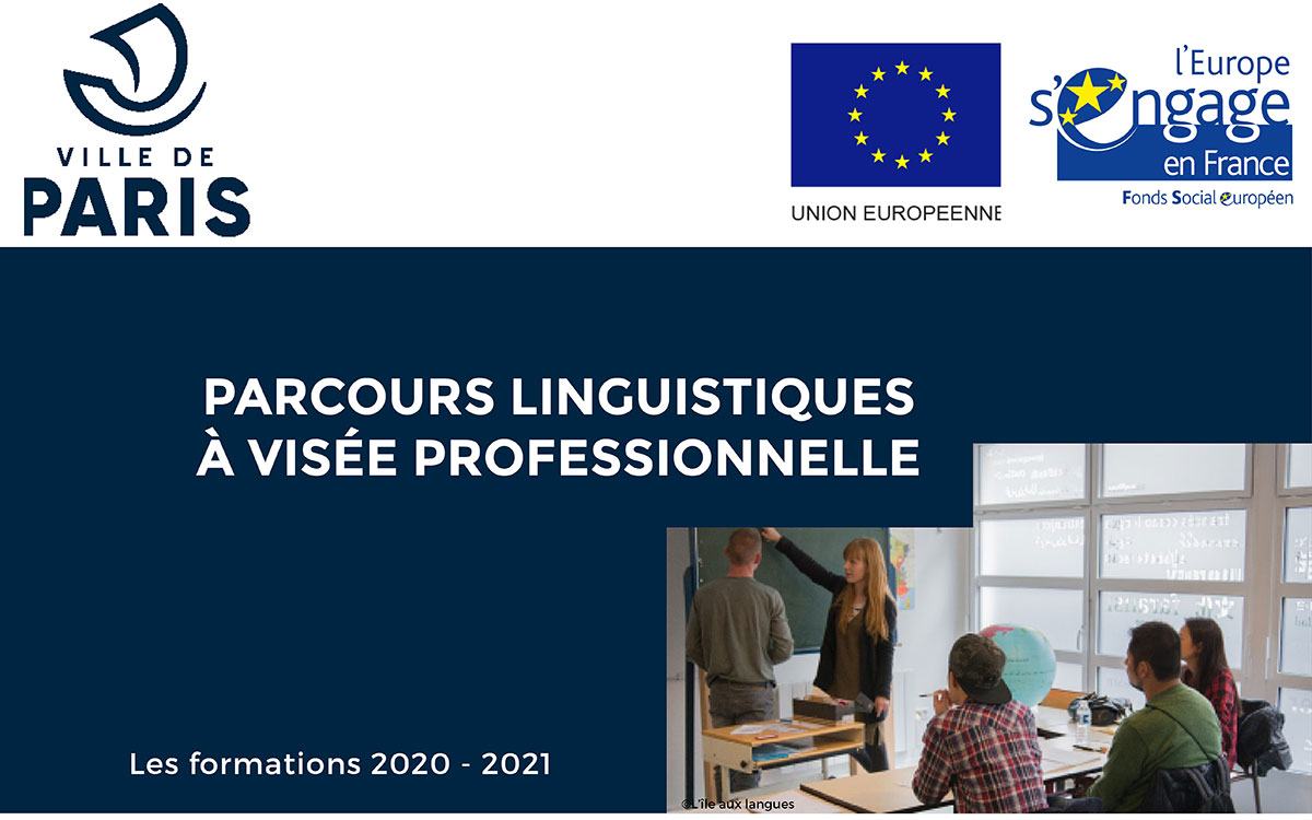 Catalogue formations parcours formation linguistiques à visée professionnelle