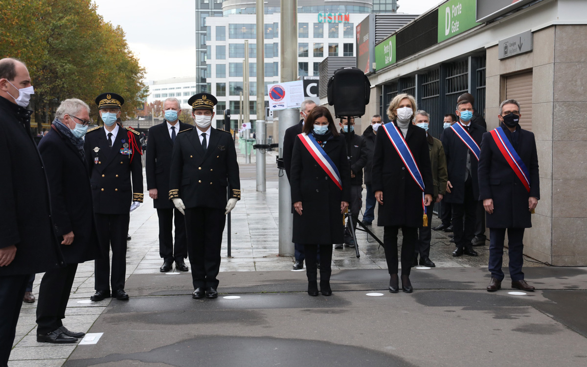 Hommage des attentats du 13 novembre 2015