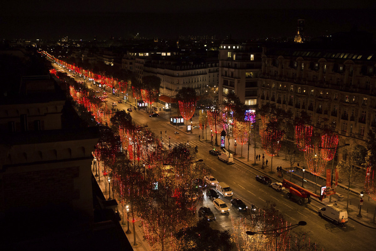 Illuminations de Noël des Champs-Elysées