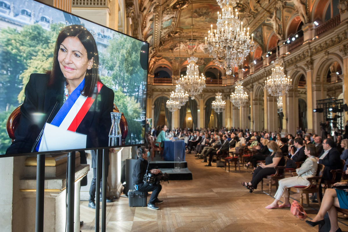 Election de la Maire de Paris Anne Hidalgo et de l'exécutif  