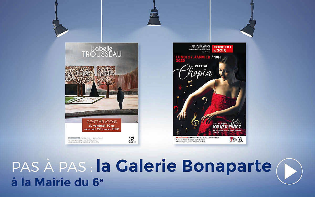 Pas à pas galerie Bonaparte