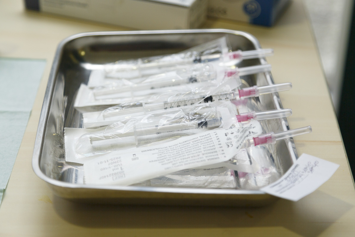 Seringues pour la vaccination contre la covid-19