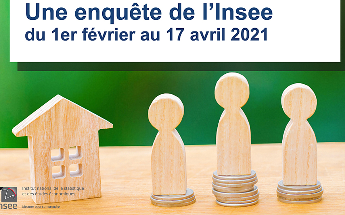 Enquête de l'Insee sur les ressources et conditions de vie du 1er février au 17 avrl 2021