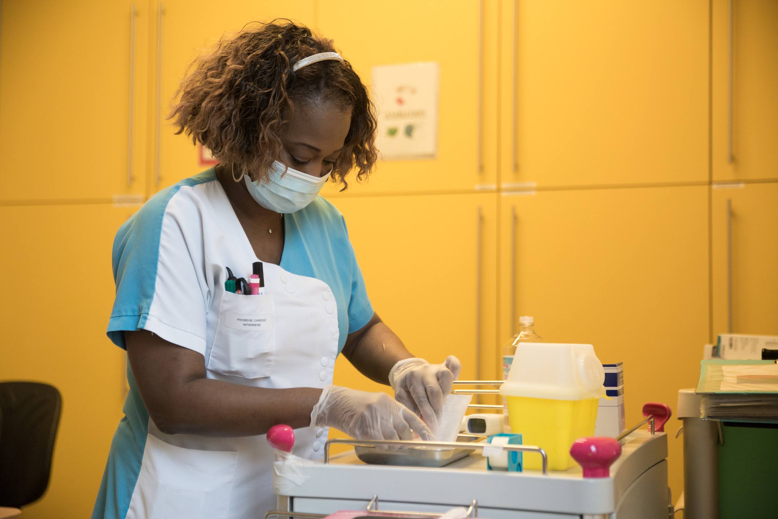 Vaccination à l'EHPAD Alice Prin, 14e