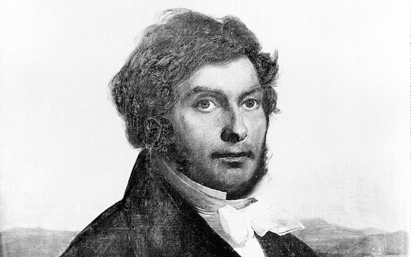 Jean-François Champollion (1790-1832), égyptologue français, en 1931, par Léon Coignet. Paris, musée du Louvre.
