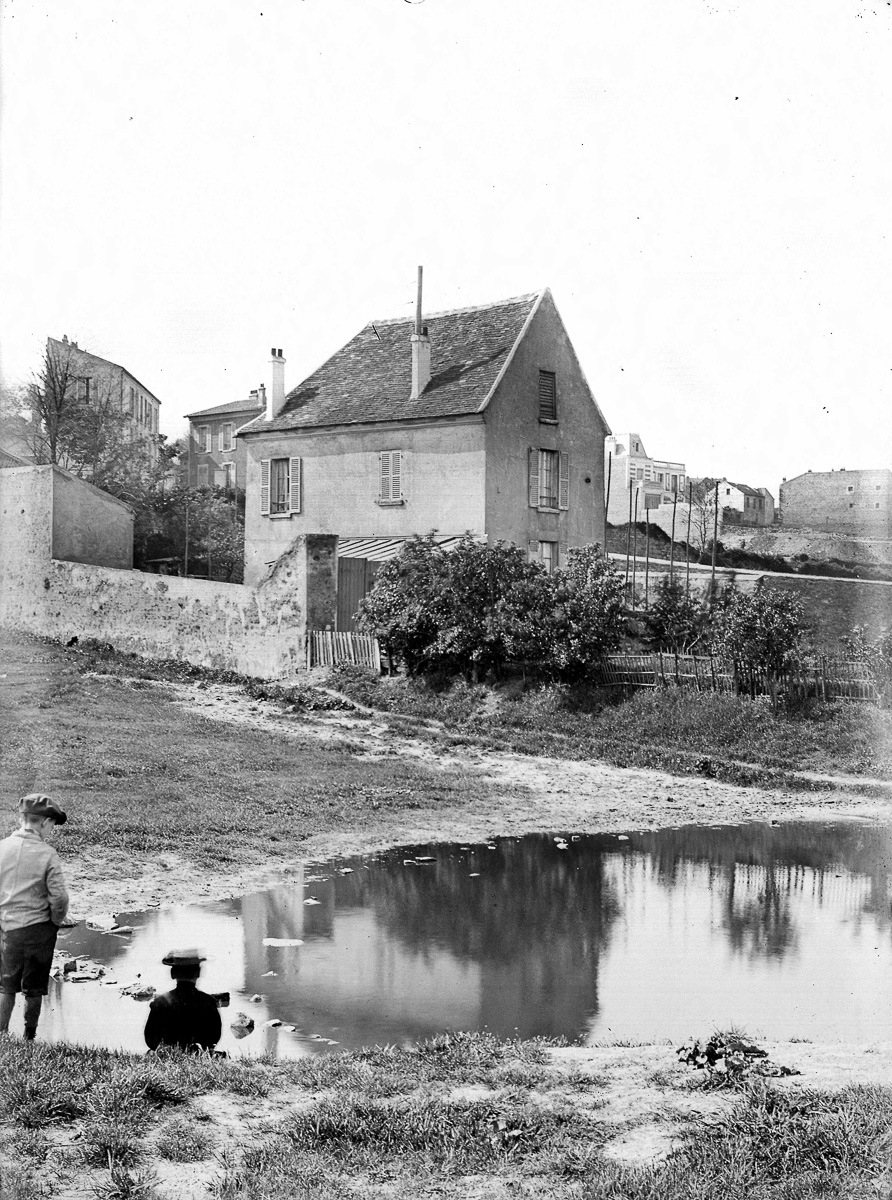 La Bièvre à Gentilly (Val-de-Marne), vers 1920.